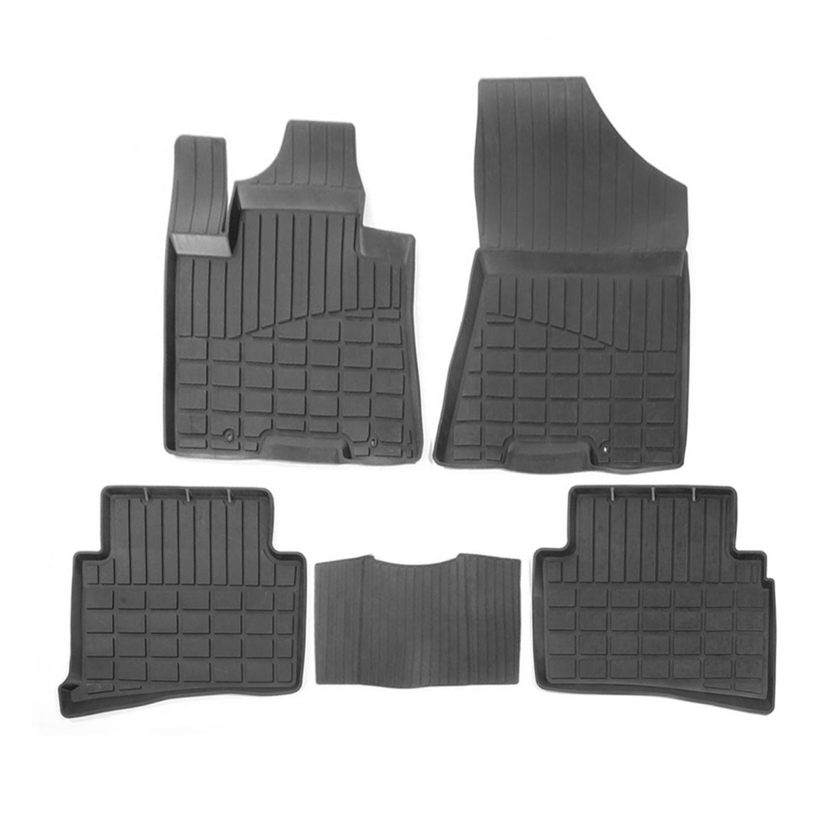 Hyundai Tucson Floor Mats - Omac - Rubber TPE - Black - '16-'18
